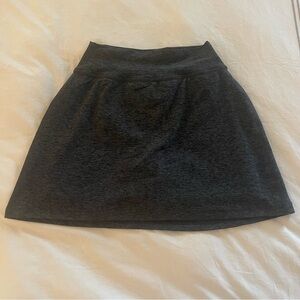 Beyond Yoga Spacedye Move It Skort Mini Athletic Black Heather Stretch Yoga